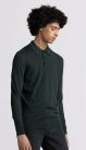 Asket, The Merino Wool Polo, Férfi, Zöld, Xs - Long