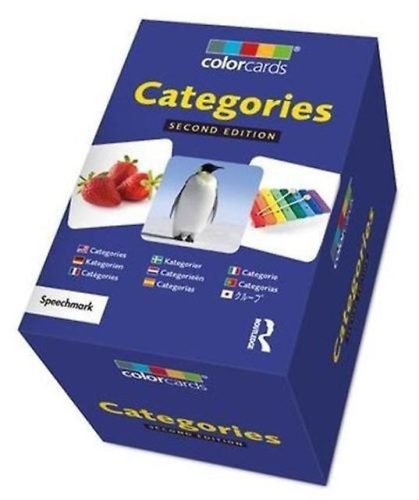 Color Cards, Categories, Angol nyelvű kézségfejlesztő kártya