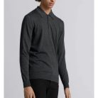 Asket, The Merino Wool Polo, Férfi, Szürke, XS- Short