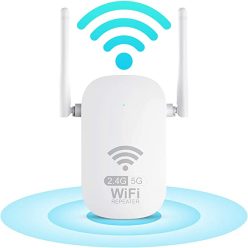   Wi-Fi jelerősítő, WD-R1201U, Fehér, 867 MBit/s 5 GHz + 300 MBit/s 2.4 GHz