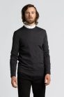 Asket, The Merino Sweater, Férfi pulóver, Szürke, XS - Short