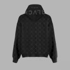 BLVCK Paris, Blvck Monogram Hoodie, Kapucnis unisex pulóver, XL