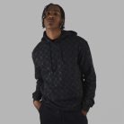 BLVCK Paris, Blvck Monogram Hoodie, Kapucnis unisex pulóver, XL