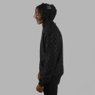 BLVCK Paris, Blvck Monogram Hoodie, Kapucnis unisex pulóver, XL