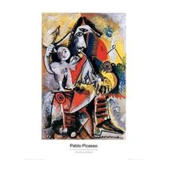 Pablo Picasso, Musketeer and Cupid Art, Poszter, 60x80xm