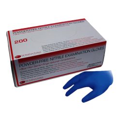 DEHP, Nitrile gumikesztyű, Púdermentes, L, 100db