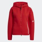 Adidas, H53035, Női cipzáros pulóver, Vivid Red, S