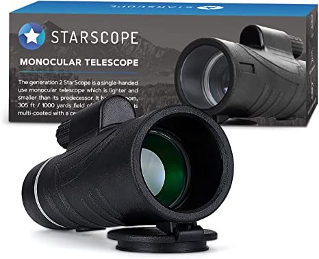 STARSCOPE, G2, Monokuláris távcső,1000m látómezővel, 10x42