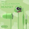 Jellie Monster, Vezetékes fülhallgató, Zöld
