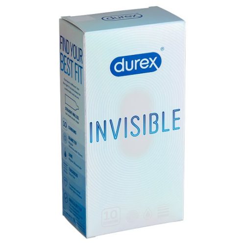 Durex Invisible óvszer, 10 darabos
