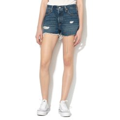   Levi's, 501® magas derekú farmer rövidnadrág, Női, Kék, 29