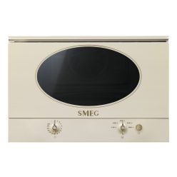   SMEG MIKROHULLÁMÚ SÜTŐ, Colonial design, beépíthető, 22 liter, analóg, bézs