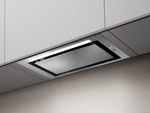 ELICA HIDDEN 2.0 IXGL/A/60 beépíthető páraelszívó, 60 cm, A energiaosztály, IEC turbo: 700 m3/h, inox/üveg