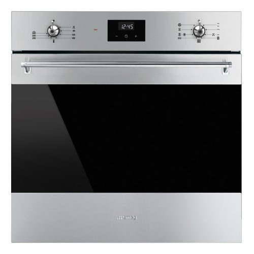 SMEG HŐLÉGKEVERÉSES SÜTŐ, Classica design, 60 cm, ES LCD, inox