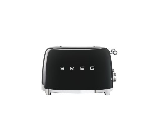 SMEG KENYÉRPIRÍTÓ, retro, 2x2 szeletes, fekete