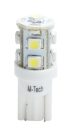 M-Tech, Led izzó, T10, 9x2835 SMD, Fehér, 2db