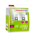 Power-Tec, Halogén izzó, Long Life, H1, 12V, 2db