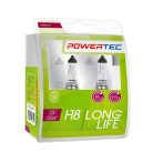 Power-Tec, Halogén izzó, Long Life, H8, 12V, 2db