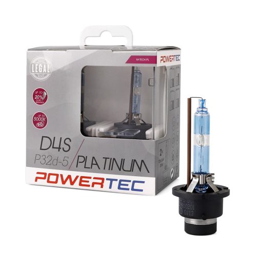 Power-Tec, Platinum xenon izzó, +130%, D4S, 85V, 2db