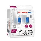 Power-Tec, UltraWhite halogén izzó, H7, 12V, 2db