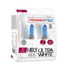 Power-Tec, UltraWhite halogén izzó, HB3, 12V, 2db