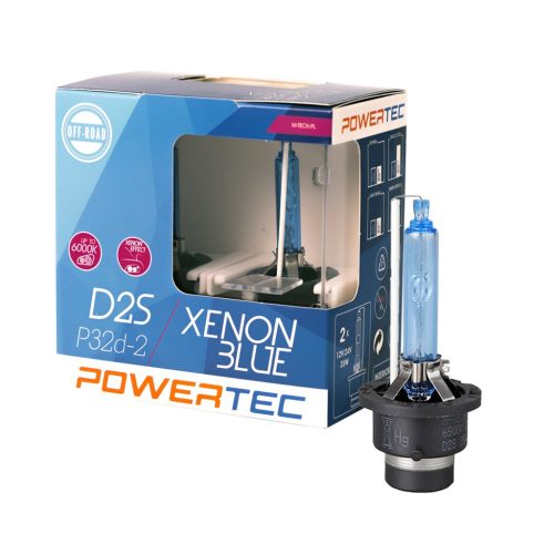 Power-Tec, Xenon Blue halogén izzó, D2S, 85V, 2db