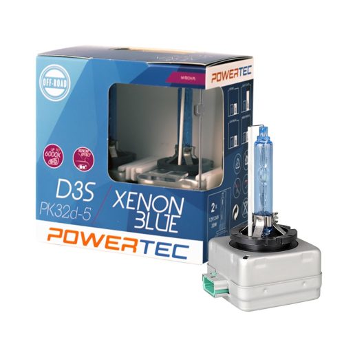 Power-Tec, Xenon Blue halogén izzó, D3S, 85V, 2db