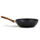 Nava 10-144-110 Nature tapadásmentes Wok serpenyő, kőbevonattal, 28 cm