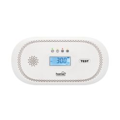   HOME CO10LCD szén-monoxid vészjelző, LCD kijelző , elemes, 2 év elem élettartam, 10 év érzékelő élettartam