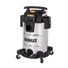 DeWALT DXV30SAPTA száraz-nedves porszívó, rozsdamentes váz, készülékcsatlakozóval, 30 liter, 15 Kpa, 37,8 l/s, 8 tartozék, 1050 W