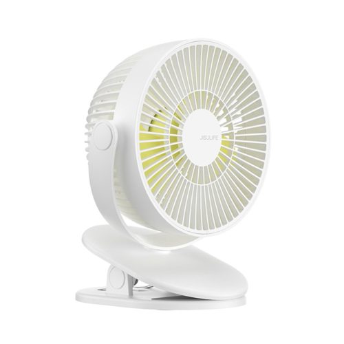 JisuLife FA18S White csíptetős ventilátor, 4000mAh akkumulátor, fehér