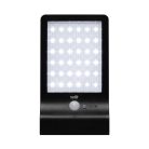 Home FLP300SOLAR napelemes LED reflektor, 300 lm, PIR mozgásérzékelő, 120° 5m, 36 db hidegfehér SMD LED, energiatakarékos, műanyag, IP44