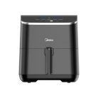 MIDEA MAD55005APKH Air Fryer, forrólevegős fritőz, 4.6 l kosár, 5.7 l üst, 1500 W, 60 p időzítő, 200 °C hőmérséklet, lecsatolható sütőkosár