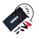 NEBO NEB-PBK-0004-G Assist-Air Jump Starter, 1500 A, 55,5 Wh akkumulátor, 120 PSI, 1x USB-A (2,1 A), 1x USB-C (20 W), 200 lm, indítás rásegítő