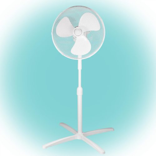 Home SF 40 WH/M álló ventilátor, 40 cm-es lapátátmérő, állítható magasság, 3 fokozat, 40W, fehér