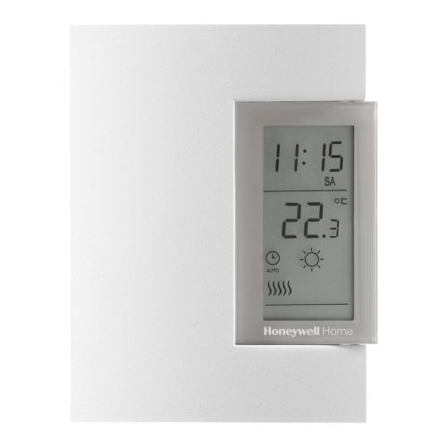 Honeywell Home T140C110AEU digitális szobatermosztát T140, 5 - 30 °C, adaptív, szivattyúvédelem funkció, programozható, telefonos vezérlés, automatizált rendszerek