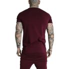 SikSilk, Póló, Férfi, Burgundi, XL