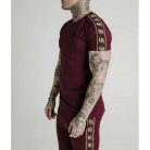 SikSilk, Póló, Férfi, Burgundi, XL