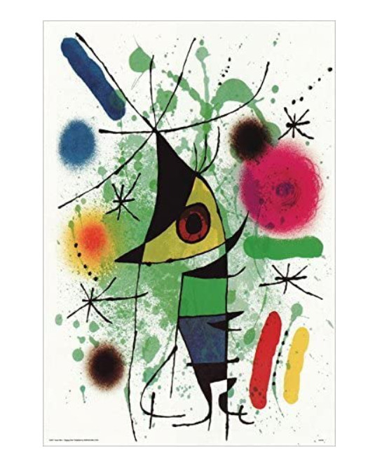 Joan Miro, The Singing Fish, Poszter, 60x80