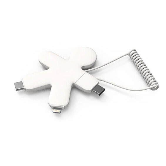 Xoopar, Többcsatlakozós töltőkábel, USB-C, Lightning, USB